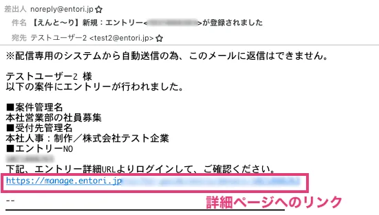 メールの内容
